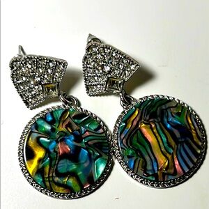 Elegant Abalone like Earrings.
